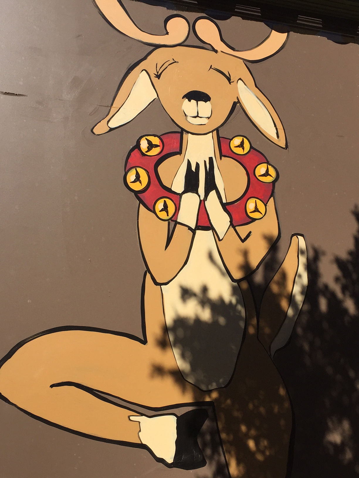Yoga reindeer